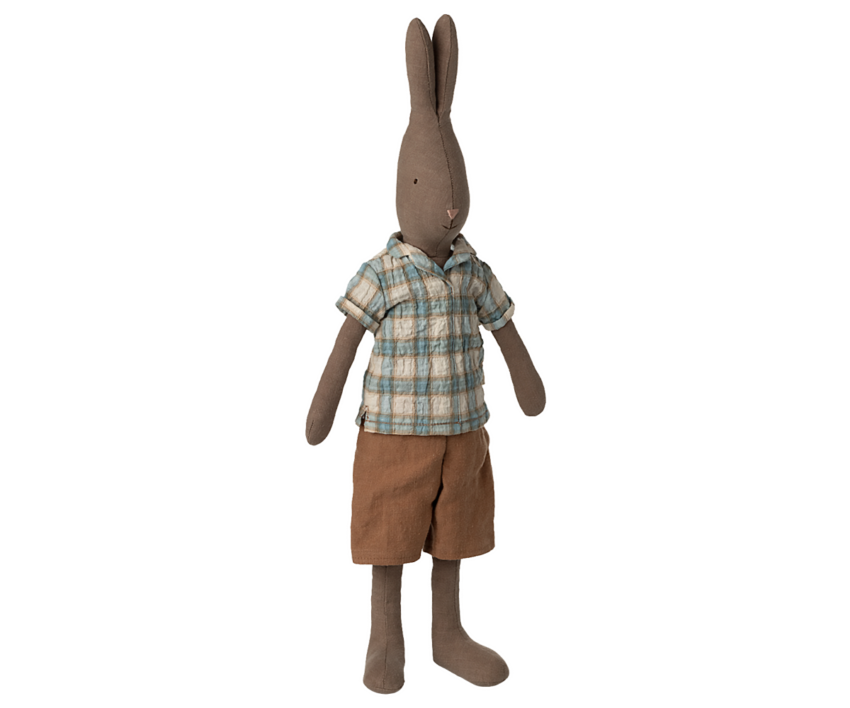 Maileg Rabbit size 3, Brown - Shirt and shorts | Playroom Avenue