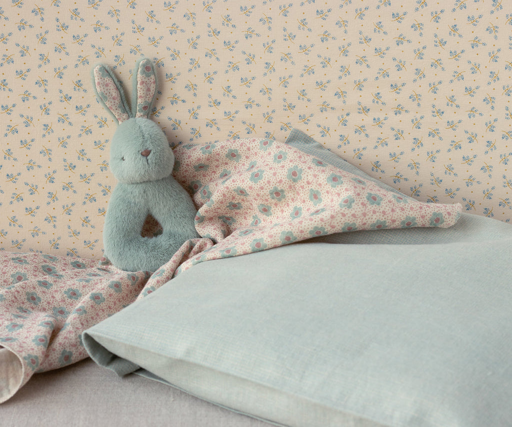 Maileg Rabbit rattle set - Mint | Playroom Avenue