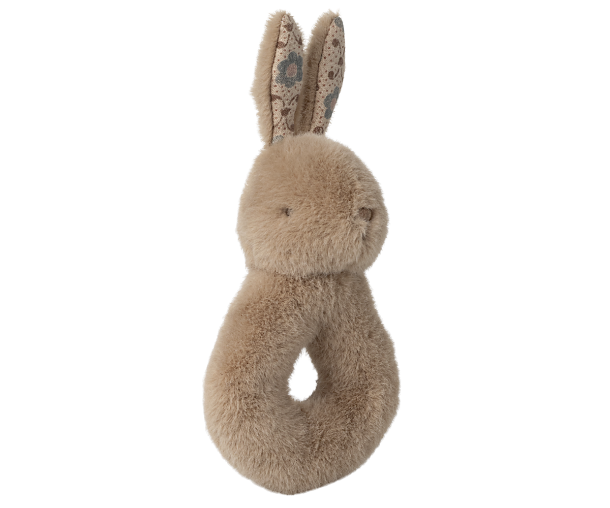 Maileg Rabbit rattle set - Cream peach | Playroom Avenue