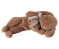 Maileg Sleeping bunny plush, Small - Soft brown | Playroom Avenue