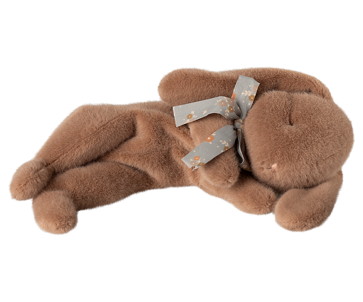 Maileg Sleeping bunny plush, Small - Soft brown | Playroom Avenue