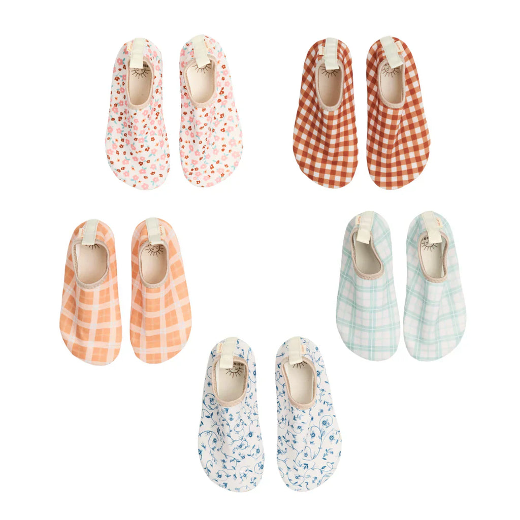 GRECH & CO. Swim Shoes - Buckwheat Plaid | Playroom Avenue