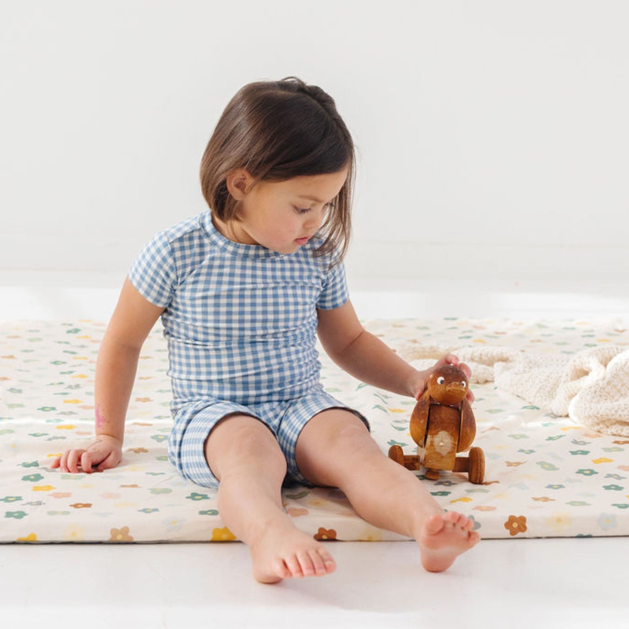 Toki Kids Playful Posies Organic Cotton Mat - Playroom Avenue