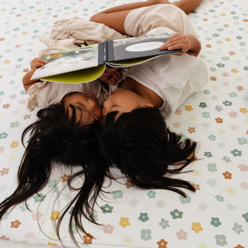 Toki Kids Playful Posies Vegan Leather Mat | Playroom Avenue