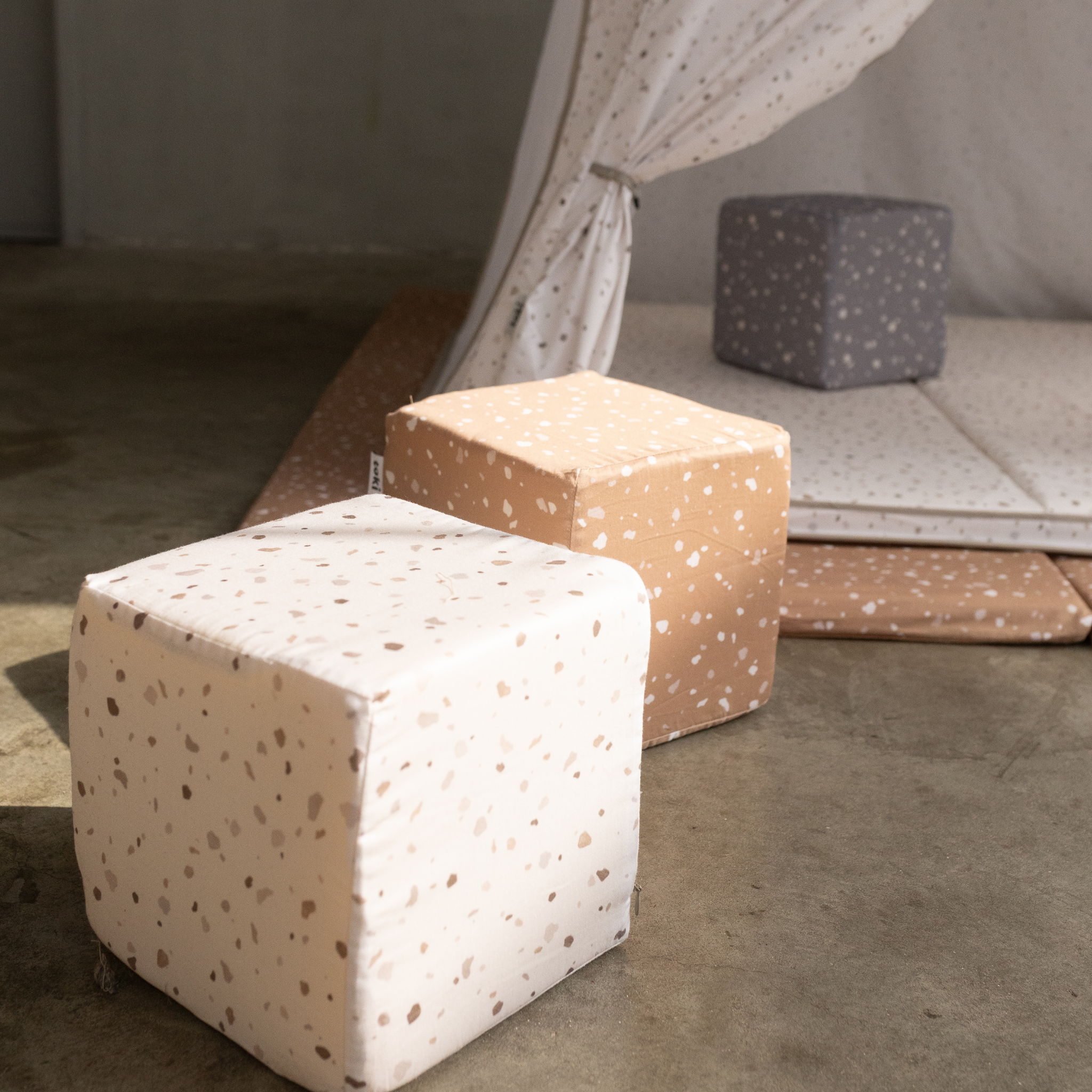 Toki Kids Terrazzo Chalk Play Cube | Playroom Avenue