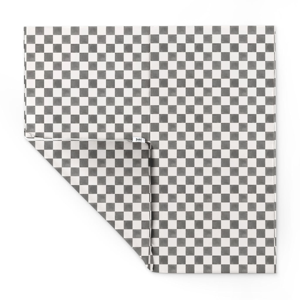 Toki Kids Checker Pepper Vegan Leather Mat - Playroom Avenue