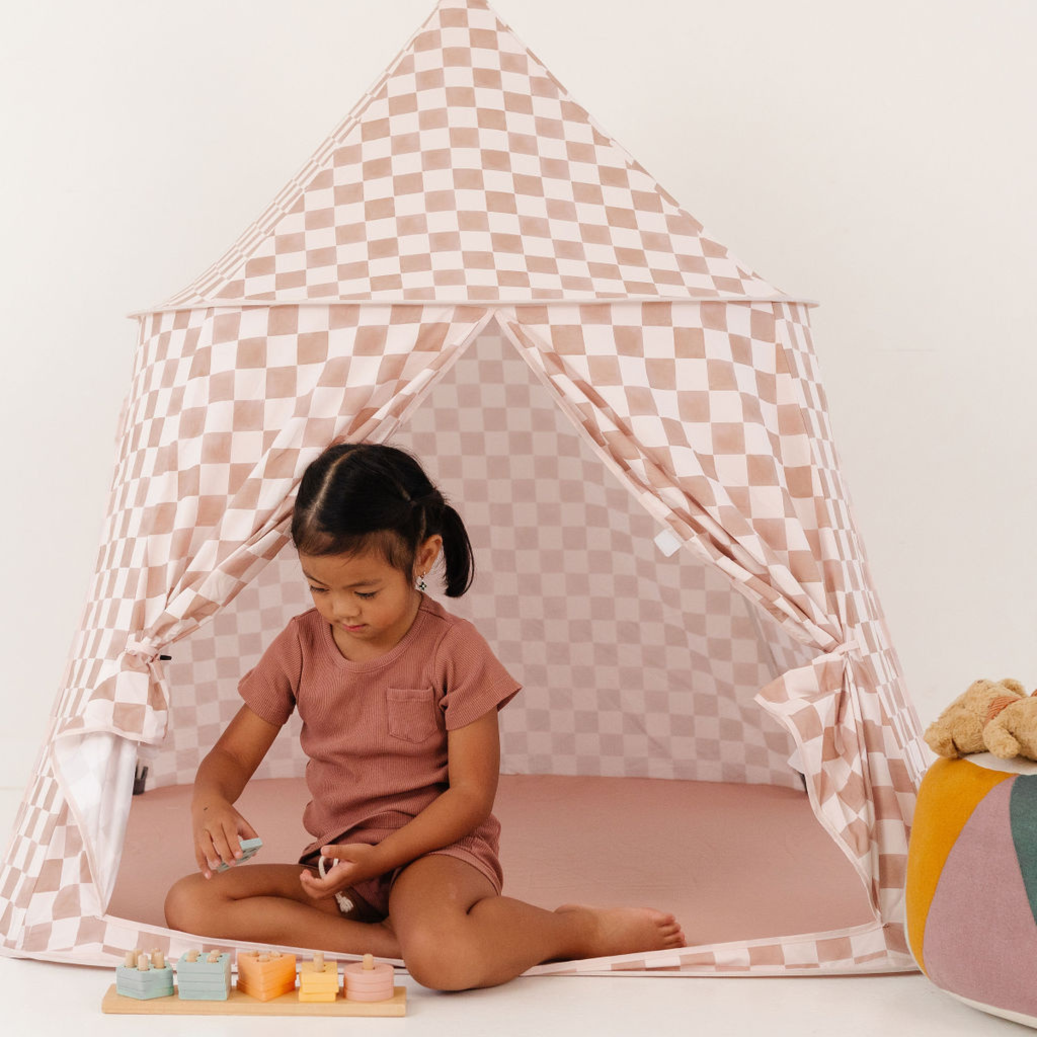 Toki Kids Checker Toffee Play Tent | Playroom Avenue