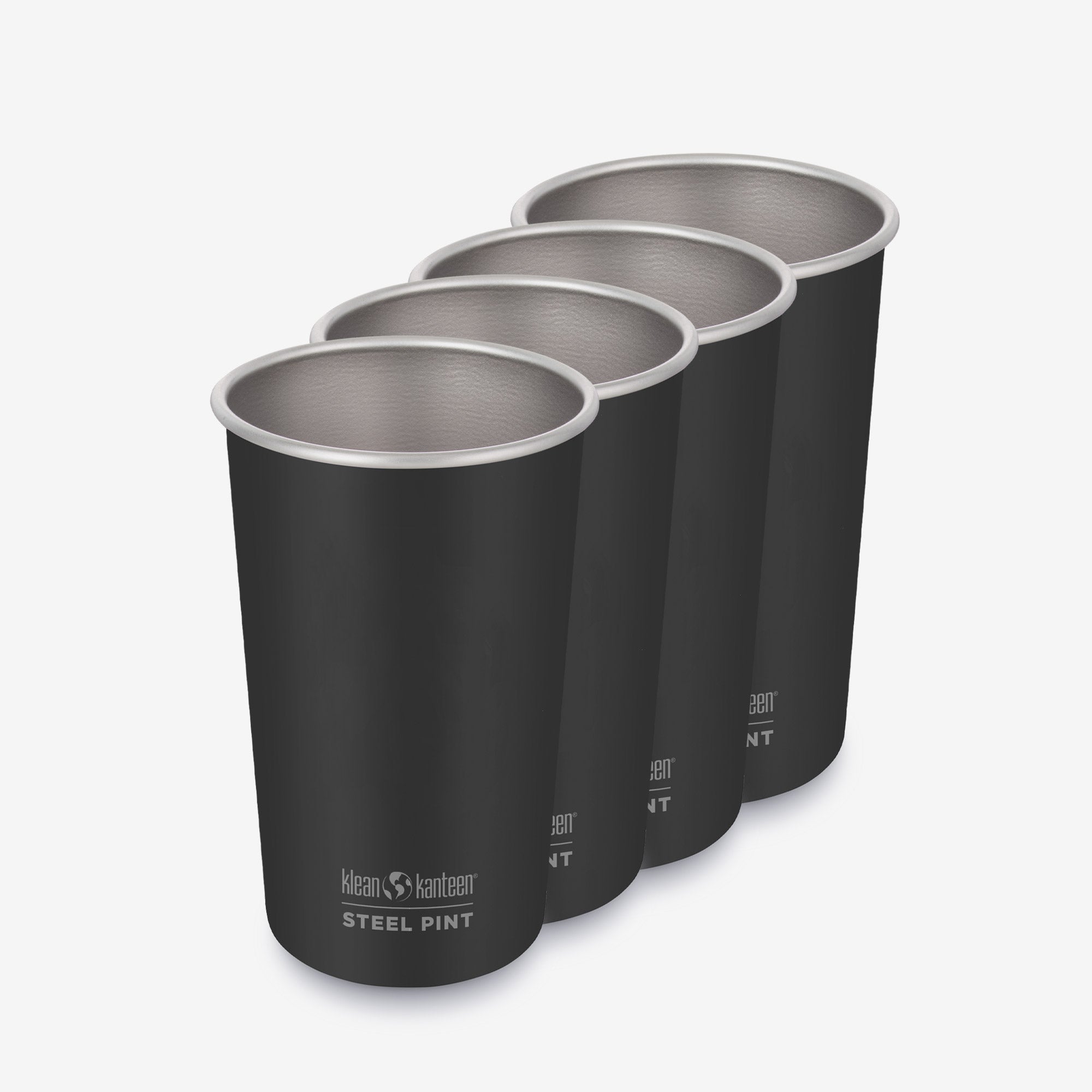 Klean Kanteen 16oz Pint Cup - 4 Pack Black | Playroom Avenue
