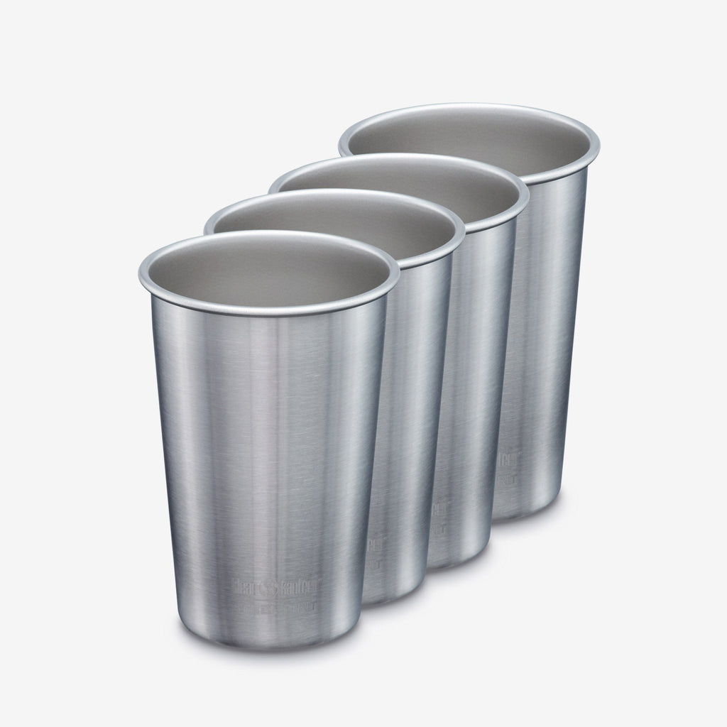 Klean Kanteen 16oz Pint Cup - 4 Pack Brushed | Playroom Avenue