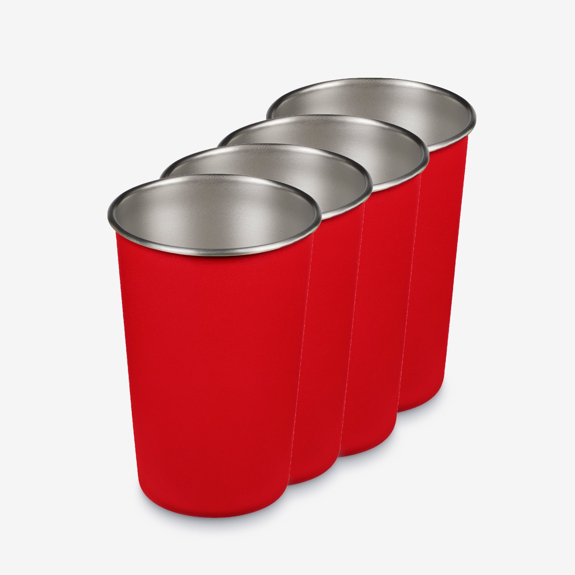 Klean Kanteen 16oz Pint Cup - 4 Pack Red | Playroom Avenue