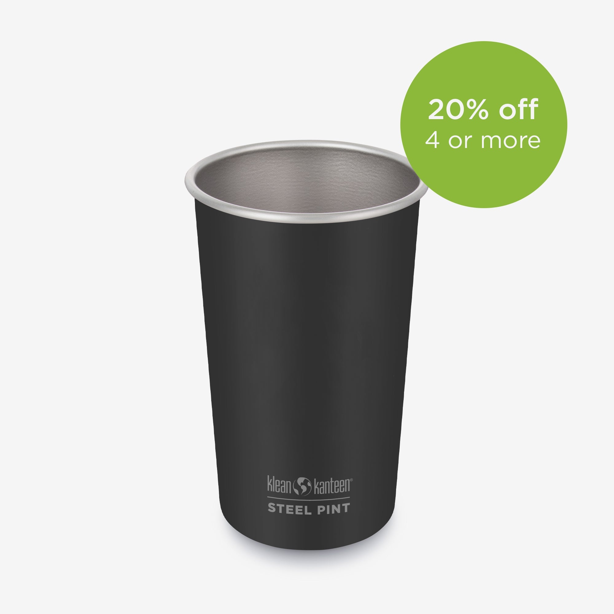 Klean Kanteen 16oz Pint Cup Black | Playroom Avenue