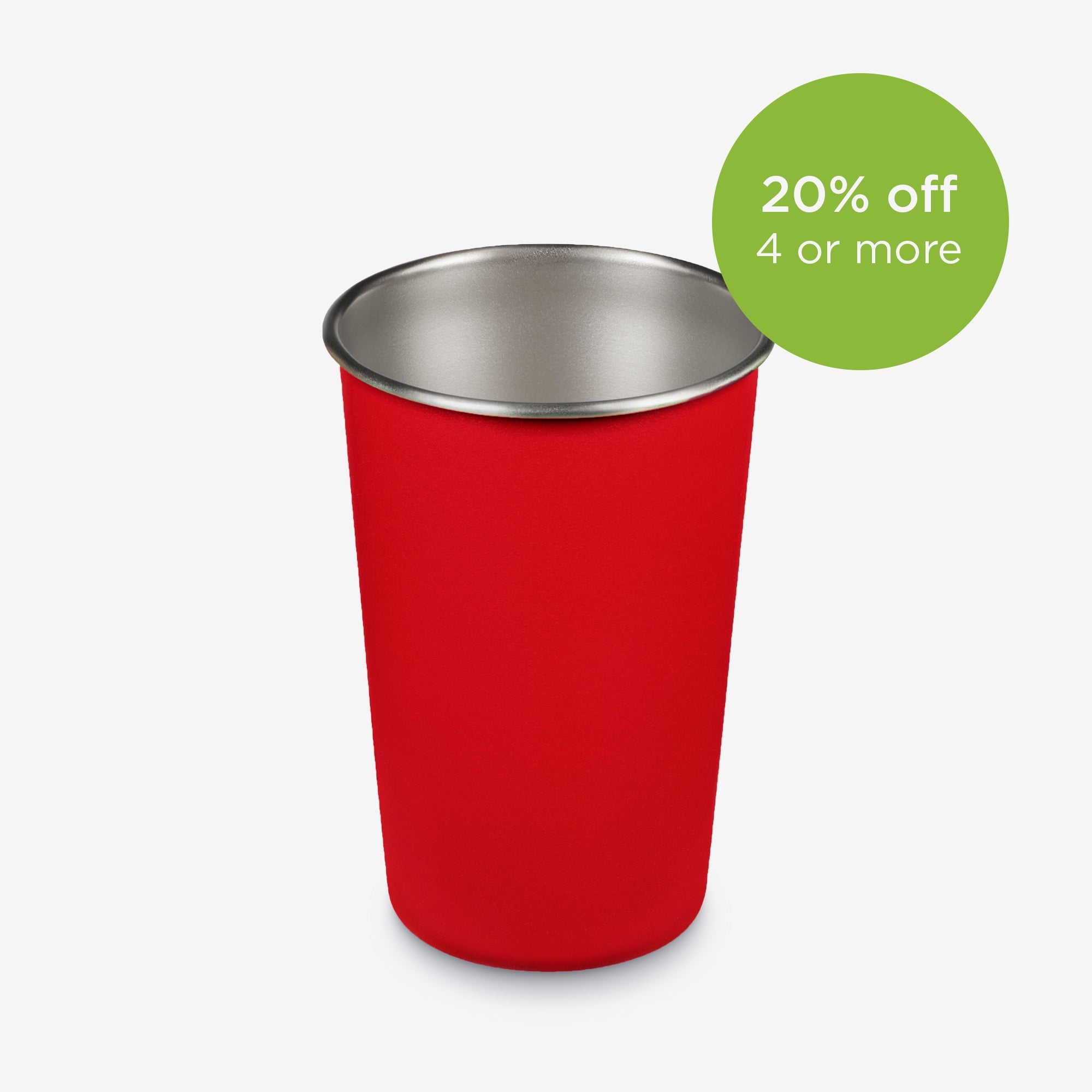 Klean Kanteen 16oz Pint Cup Red | Playroom Avenue