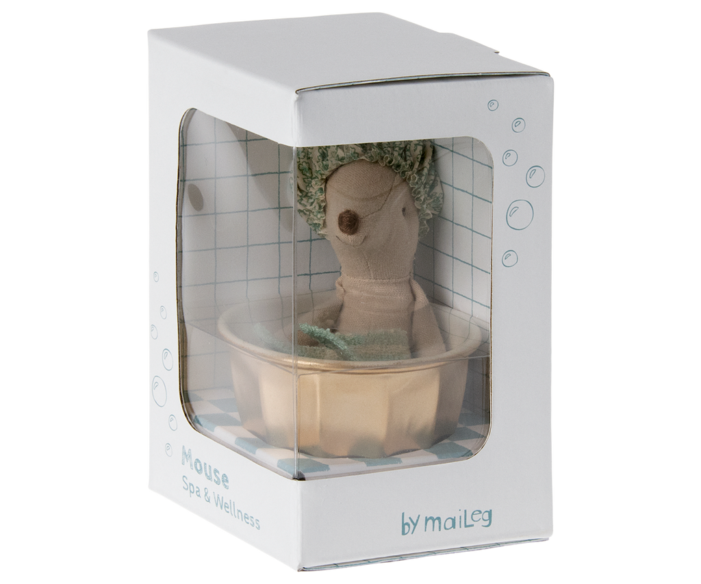 Maileg Wellness Mouse, Big Sister - Mint | Playroom Avenue