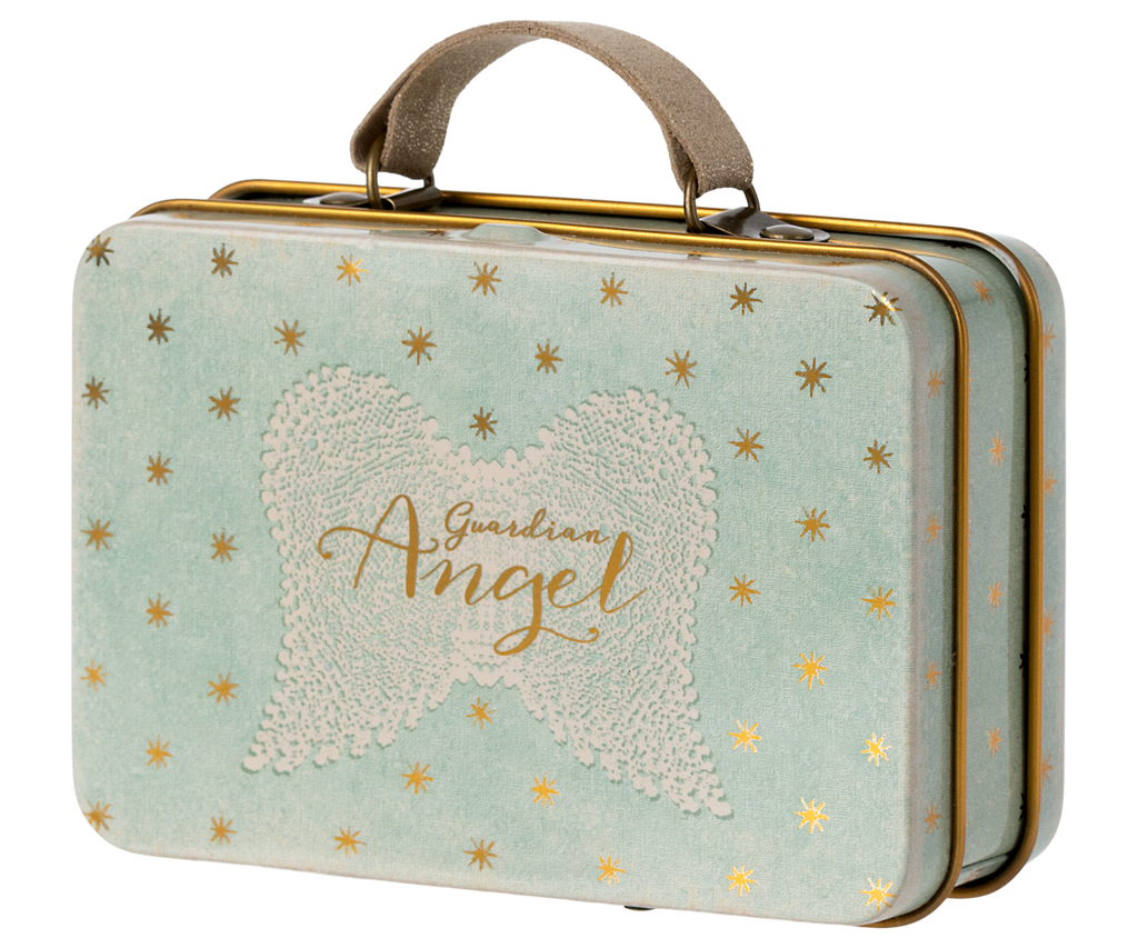 Maileg Angel Mouse in Suitcase, Little Sister | Playroom Avenue