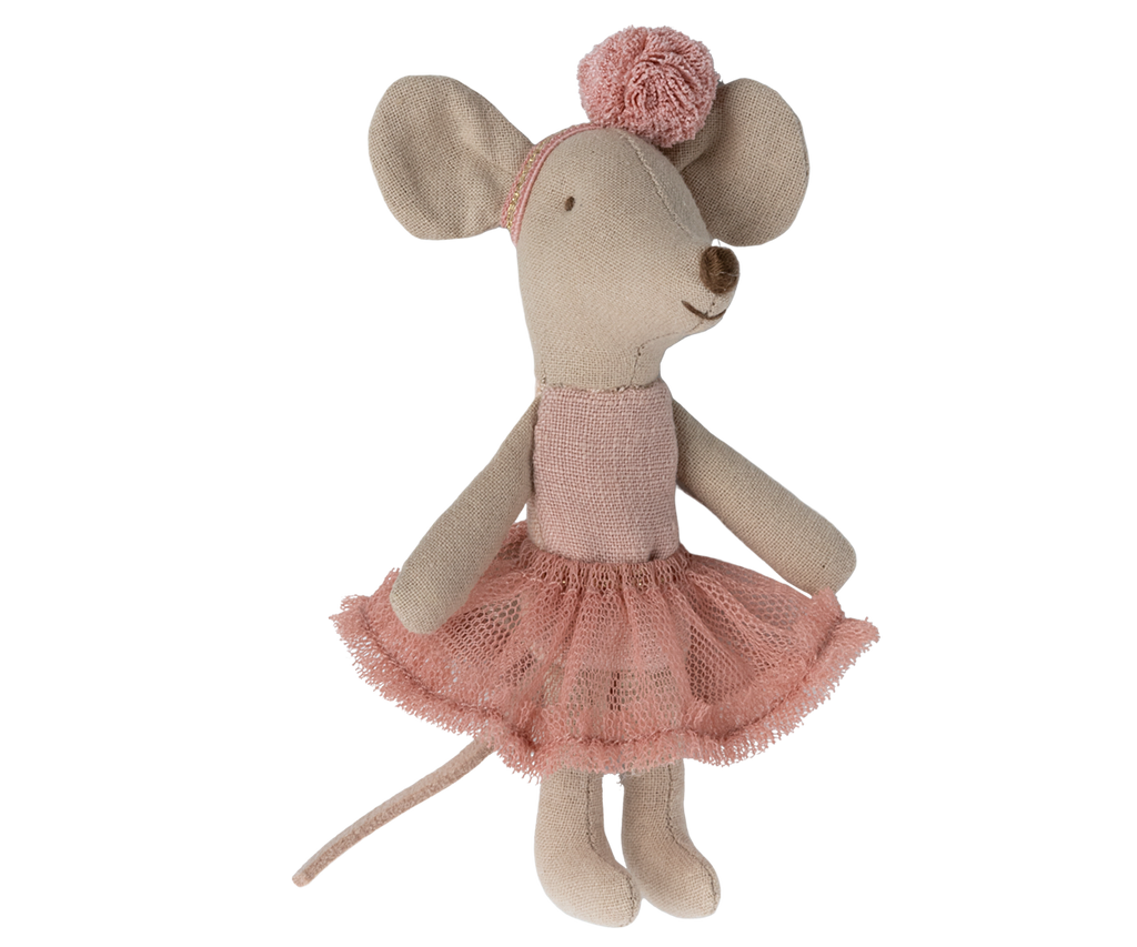 Maileg Ballerina mouse, Little Sister - Rose | Playroom Avenue