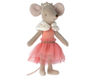 Maileg Princess Mouse, Big Sister - Coral