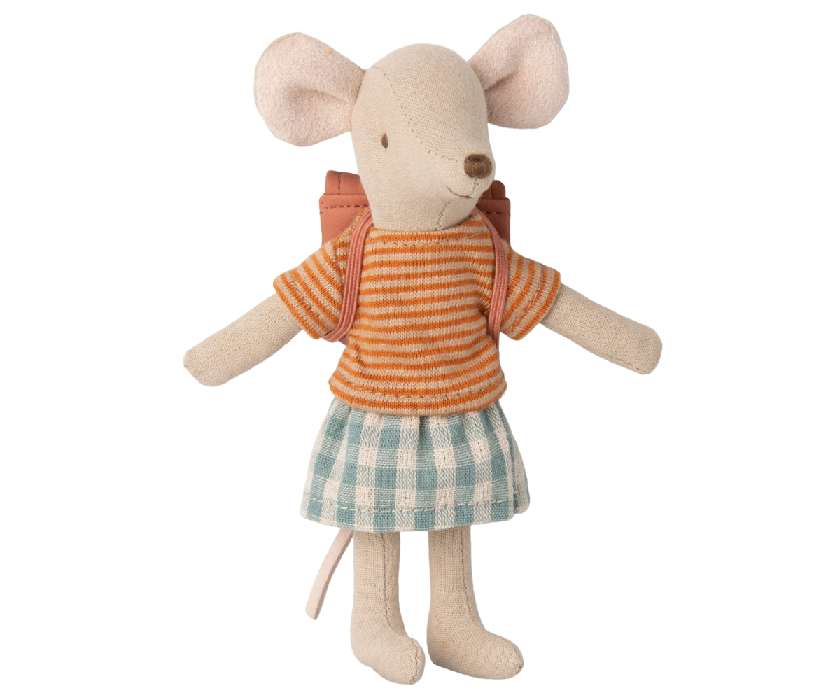 Maileg Tricycle Mouse, Big Sister - Old Rose | Playroom Avenue