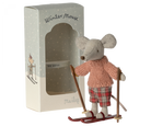 Maileg Winter Mouse with Ski Set, Big Sister