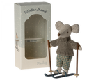 Maileg Winter Mouse with Ski Set, Big Brother