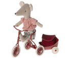 Maileg Tricycle Mouse, Big Sister - Red