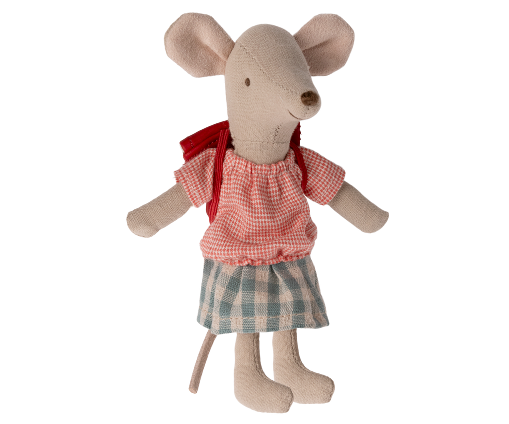 Maileg Tricycle Mouse, Big Sister - Red | Playroom Avenue