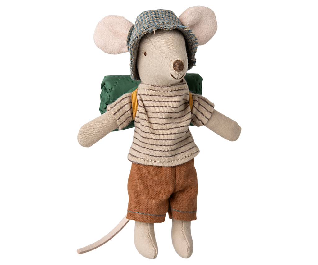 Maileg Hiker mouse, Big brother - Thin stripes | Playroom Avenue