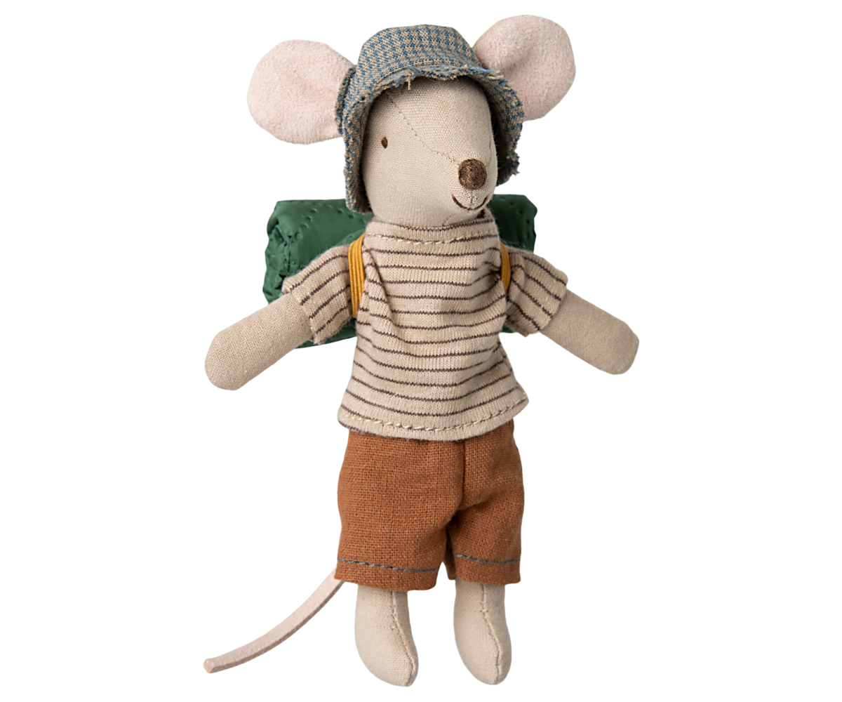Maileg Hiker mouse, Big brother - Thin stripes | Playroom Avenue