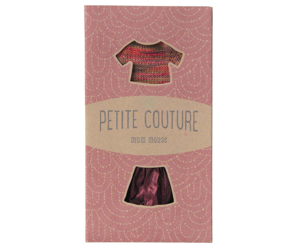 Maileg Skirt and knitted blouse, Mum mouse | Playroom Avenue