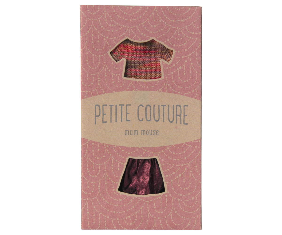 Maileg Skirt and knitted blouse, Mum mouse | Playroom Avenue