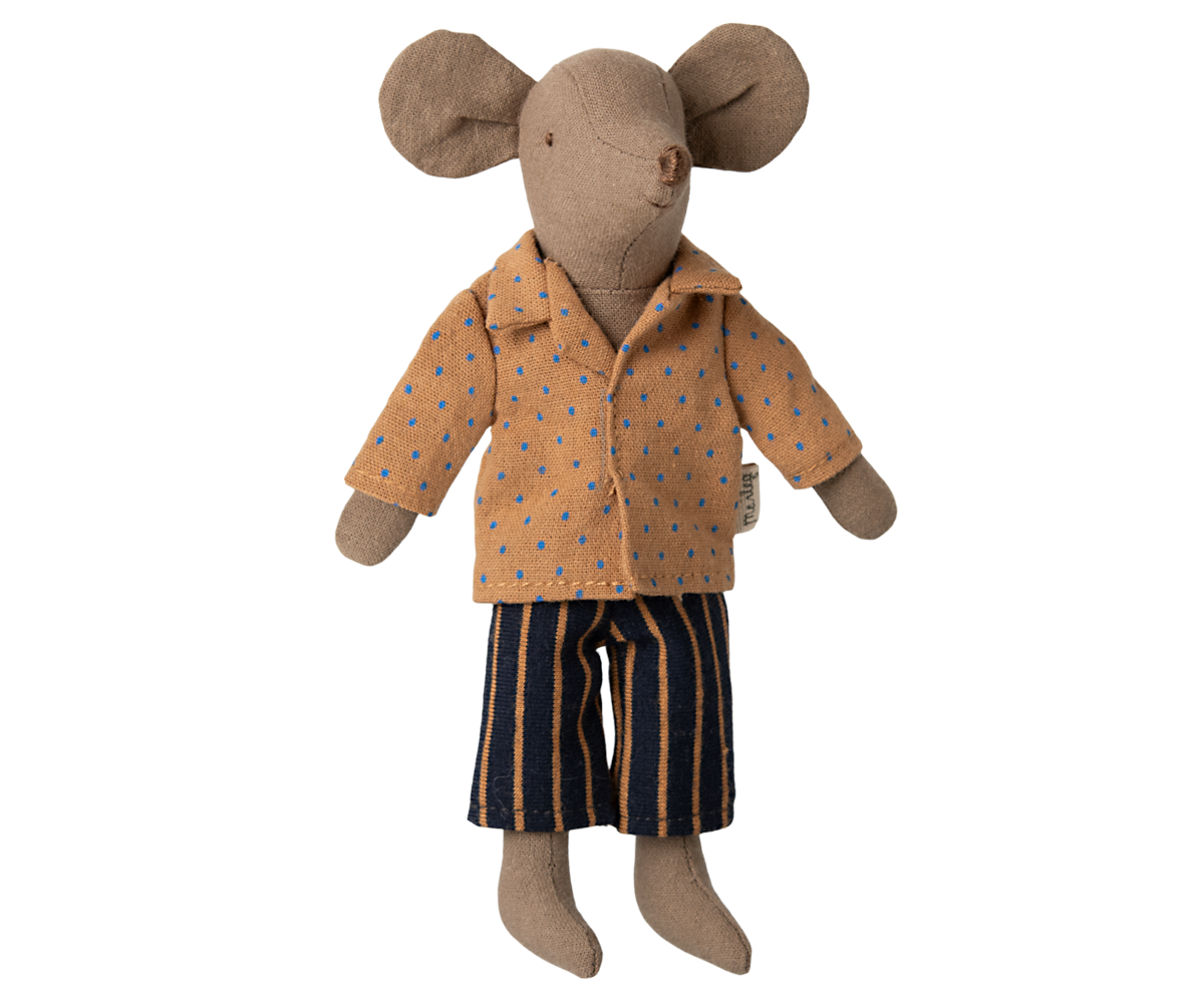 Maileg Shirt and striped pants, Dad mouse | Playroom Avenue