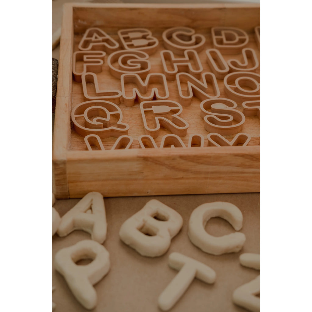 Alphabet Eco Dough Cutter Set (26 Pieces) | Playroom Avenue