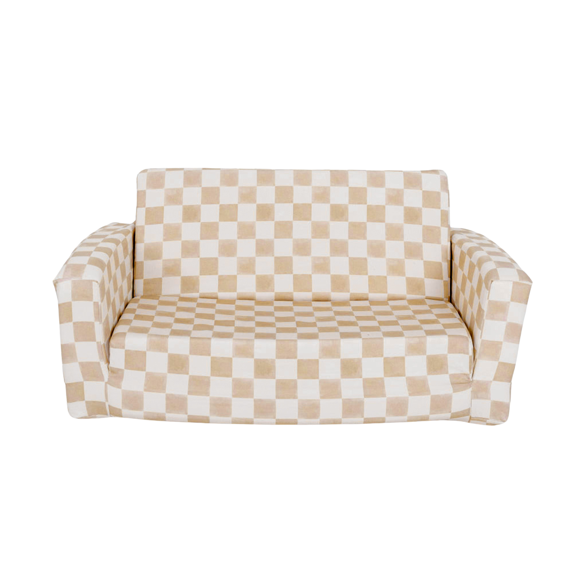 Toki Kids Checker Toffee Play Couch - Playroom Avenue