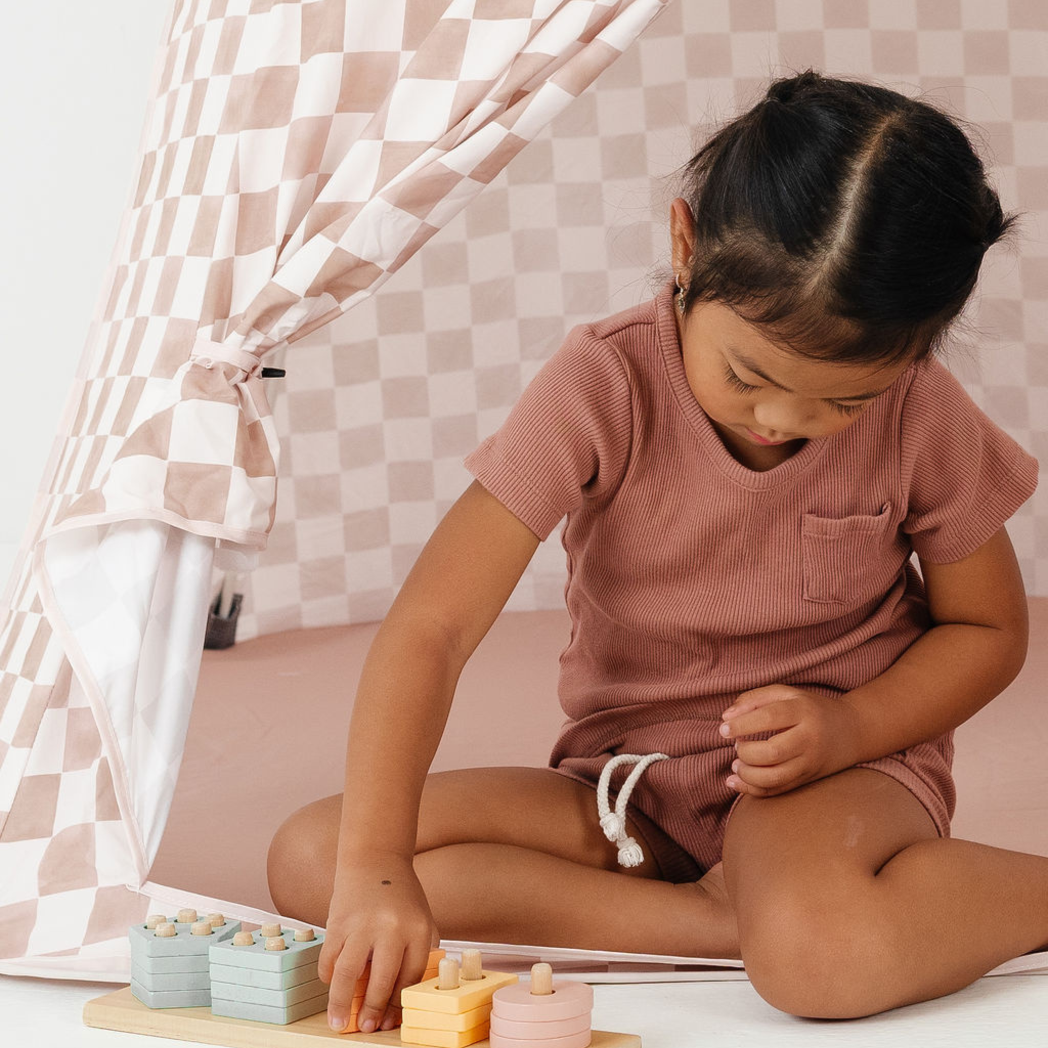 Toki Mats Checker Toffee Play Tent