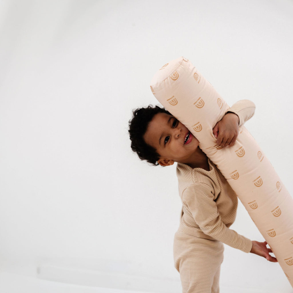 Toki Kids Rainbow Peach Support Pillow | Playroom Avenue