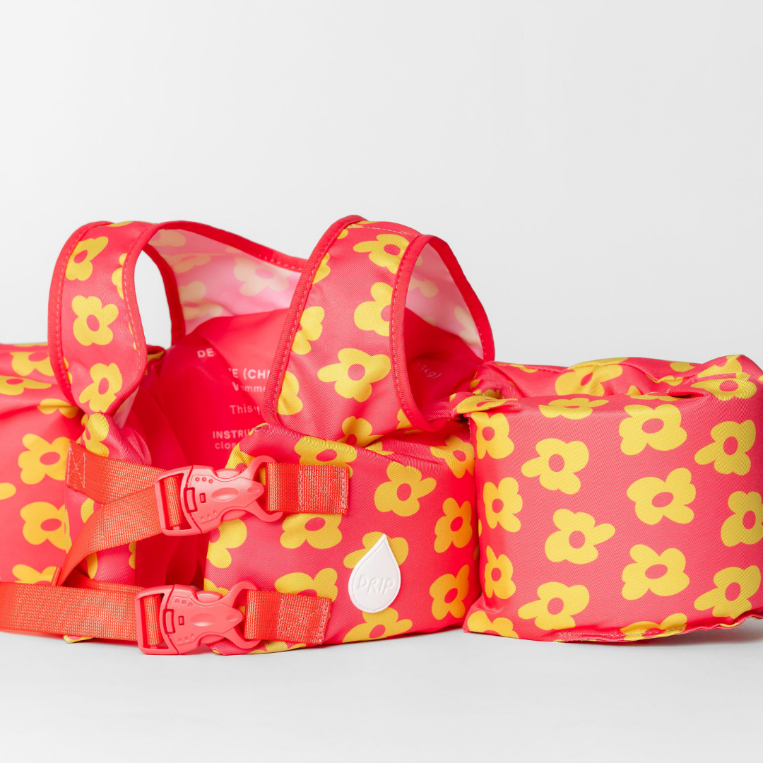 dripfloats Power (Coral) Kids Float