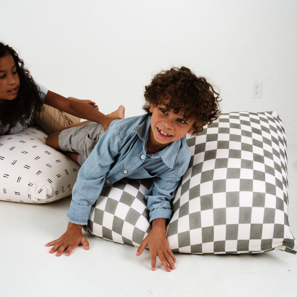 Toki Kids Checker Pepper Bean Bag | Playroom Avenue