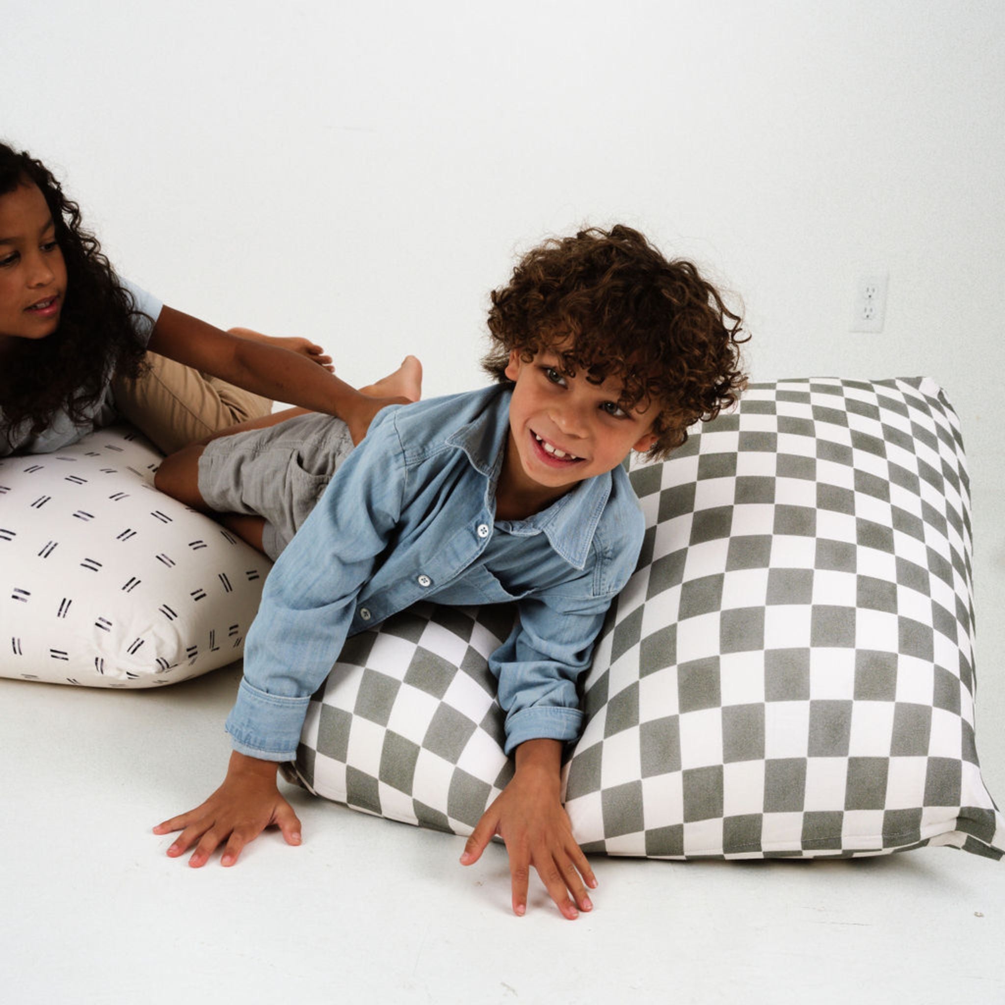 Toki Kids Checker Pepper Bean Bag - Playroom Avenue
