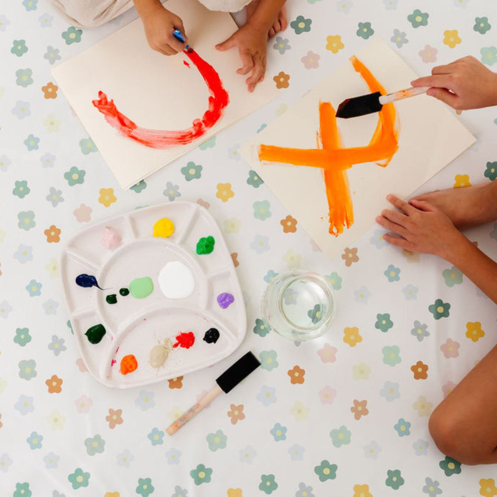 Toki Kids Playful Posies Vegan Leather Mat | Playroom Avenue