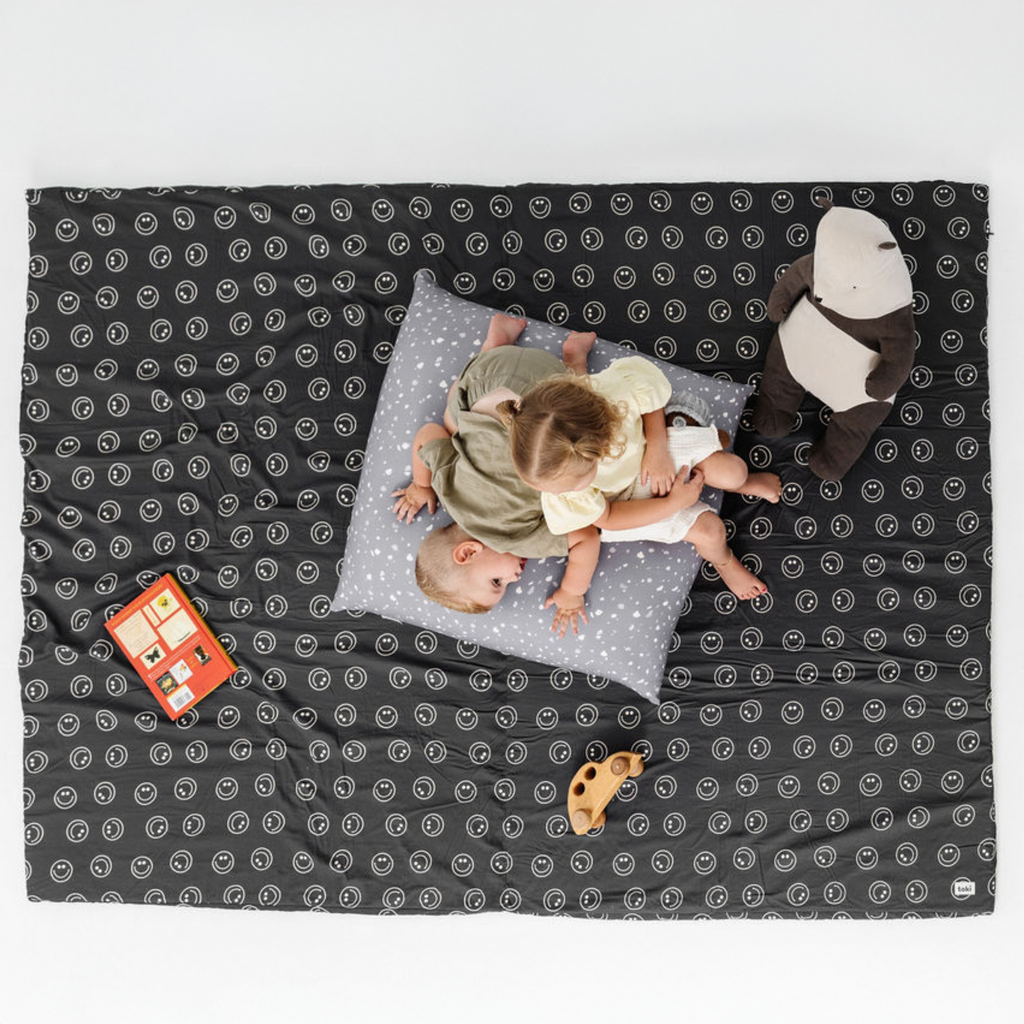 Toki Kids Smiles Organic Cotton Mat | Playroom Avenue