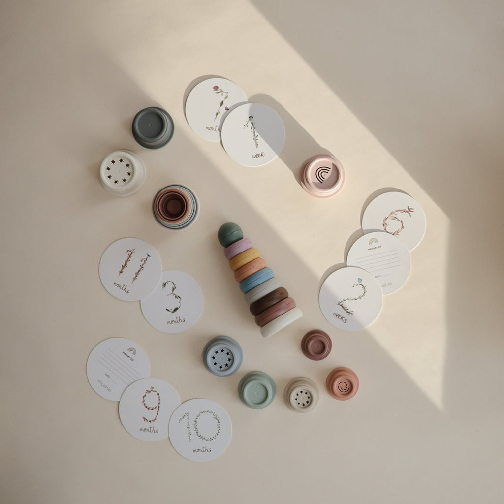 Mushie Milestone Cards | Playroom Avenue