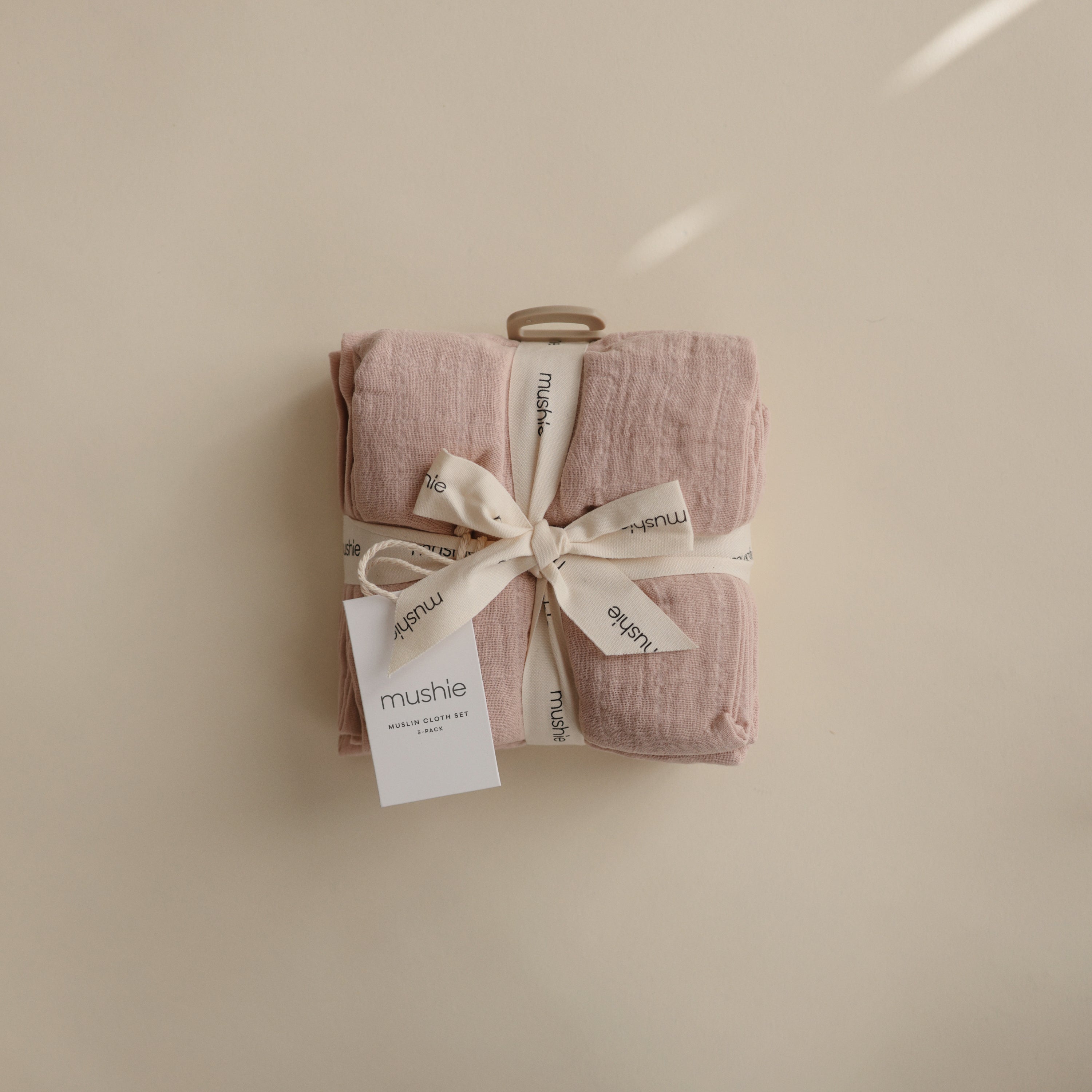 Mushie Organic Cotton Muslin Cloths 3-Pack | Playroom Avenue