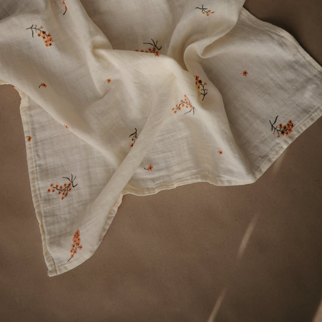 Mushie Organic Cotton Muslin Cloths 3-Pack | Playroom Avenue