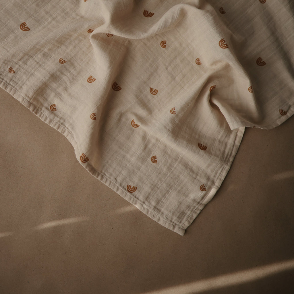 Mushie Organic Cotton Muslin Cloths 3-Pack | Playroom Avenue