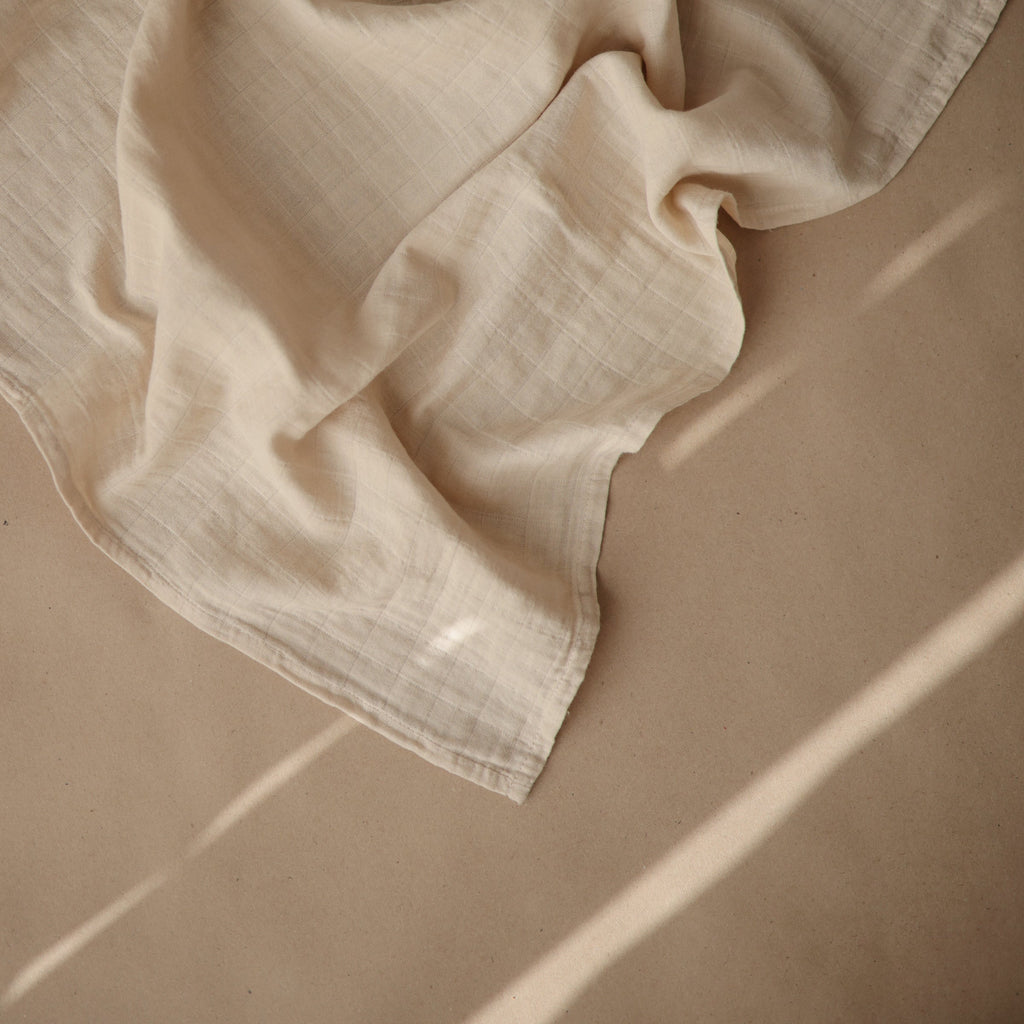 Mushie Organic Cotton Muslin Cloths 3-Pack | Playroom Avenue