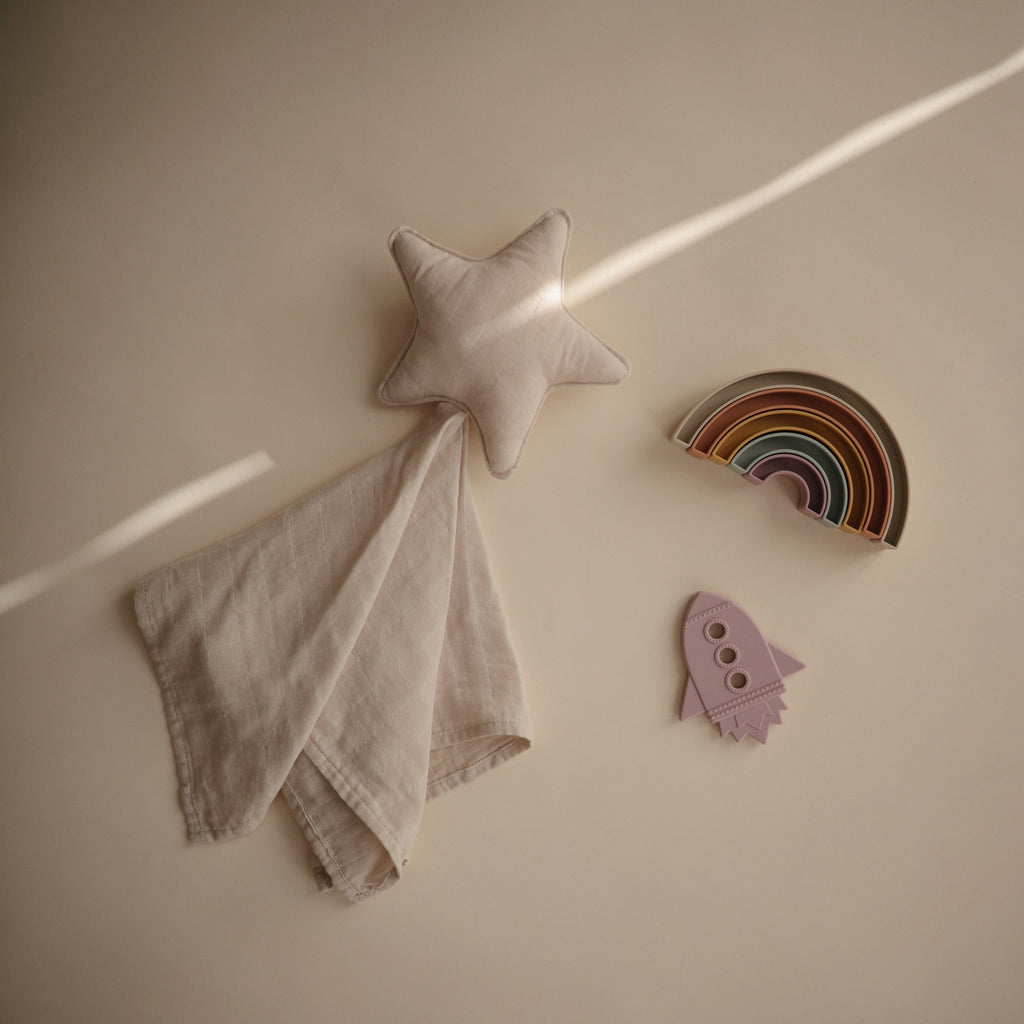 Mushie Star Lovey Blanket | Playroom Avenue
