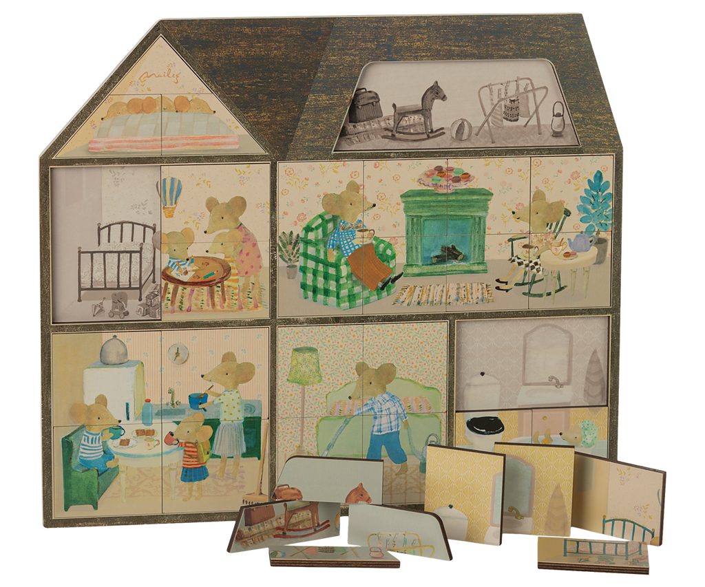 Maileg Mouse hole Farmhouse puzzle | Playroom Avenue