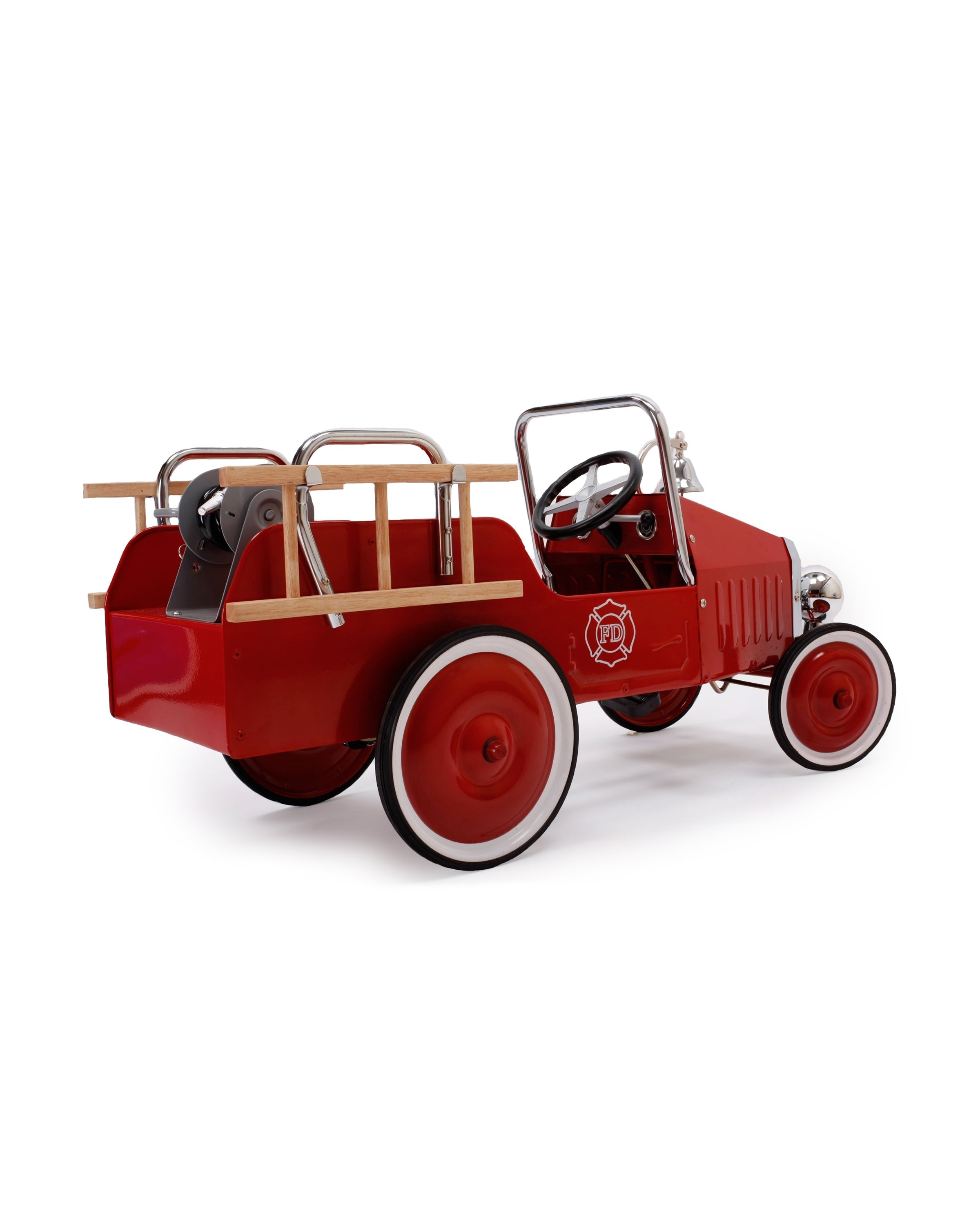 Baghera Ride-On FIREMAN PEDAL CAR Red