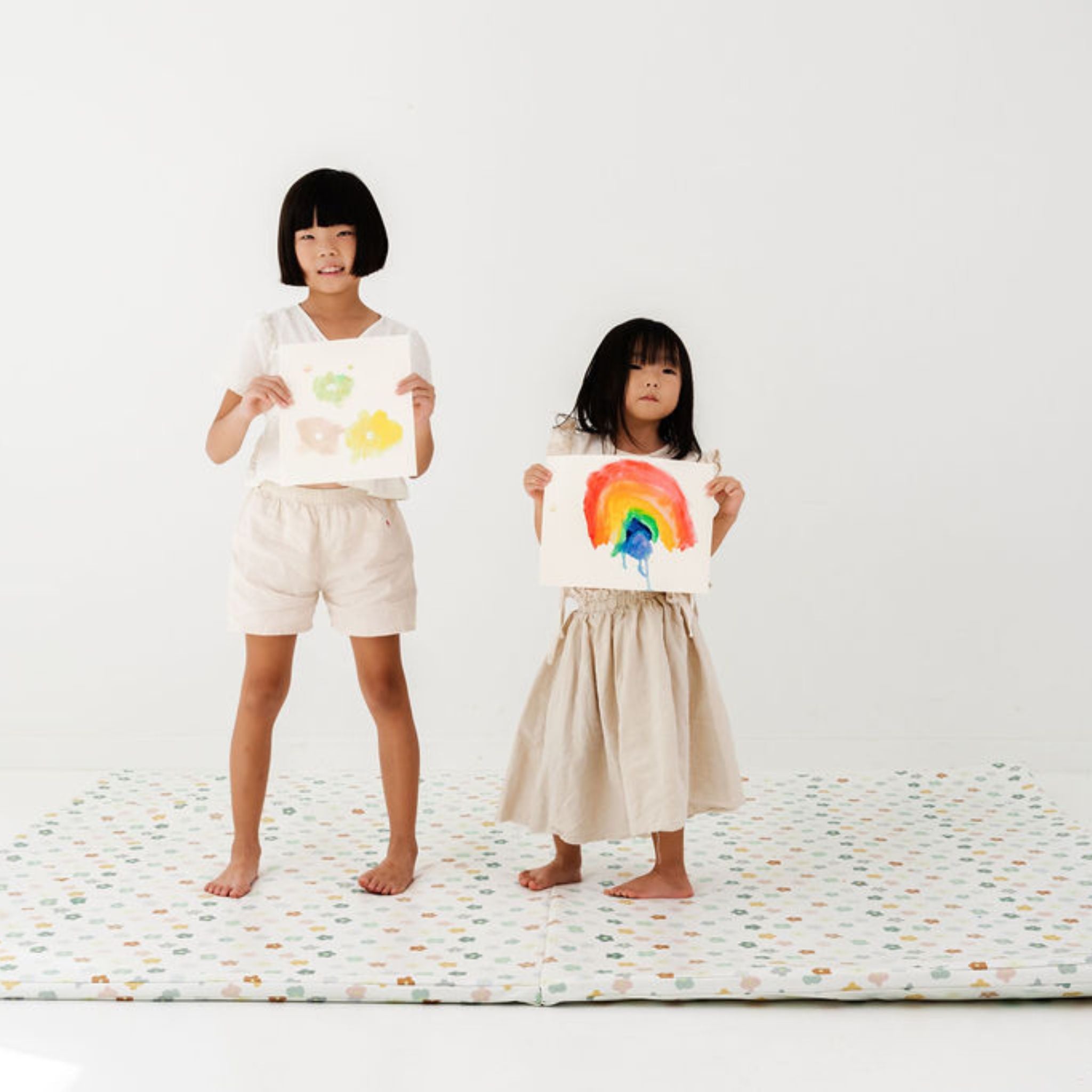 Toki Kids Playful Posies Vegan Leather Mat | Playroom Avenue