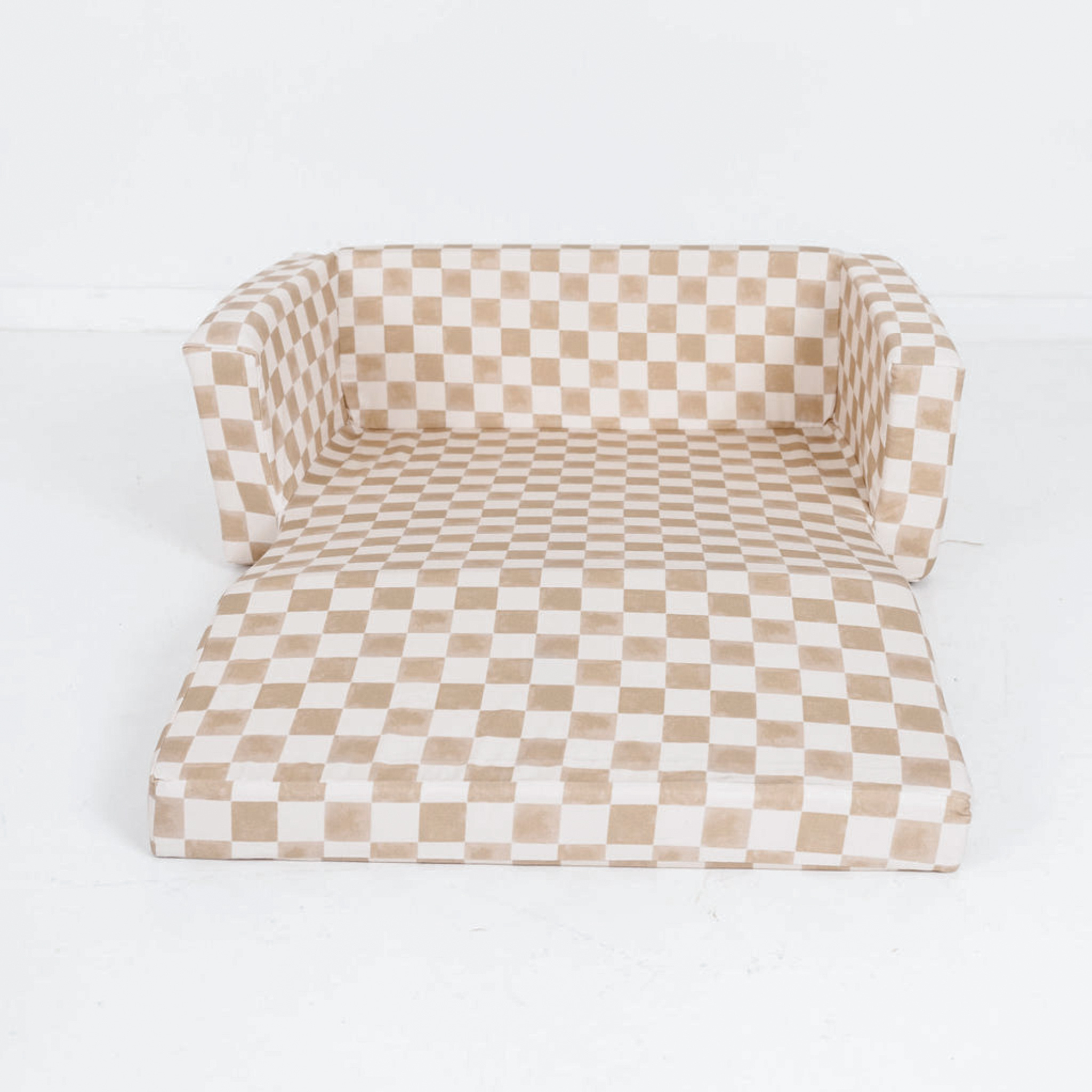 Toki Kids Checker Toffee Play Couch - Playroom Avenue