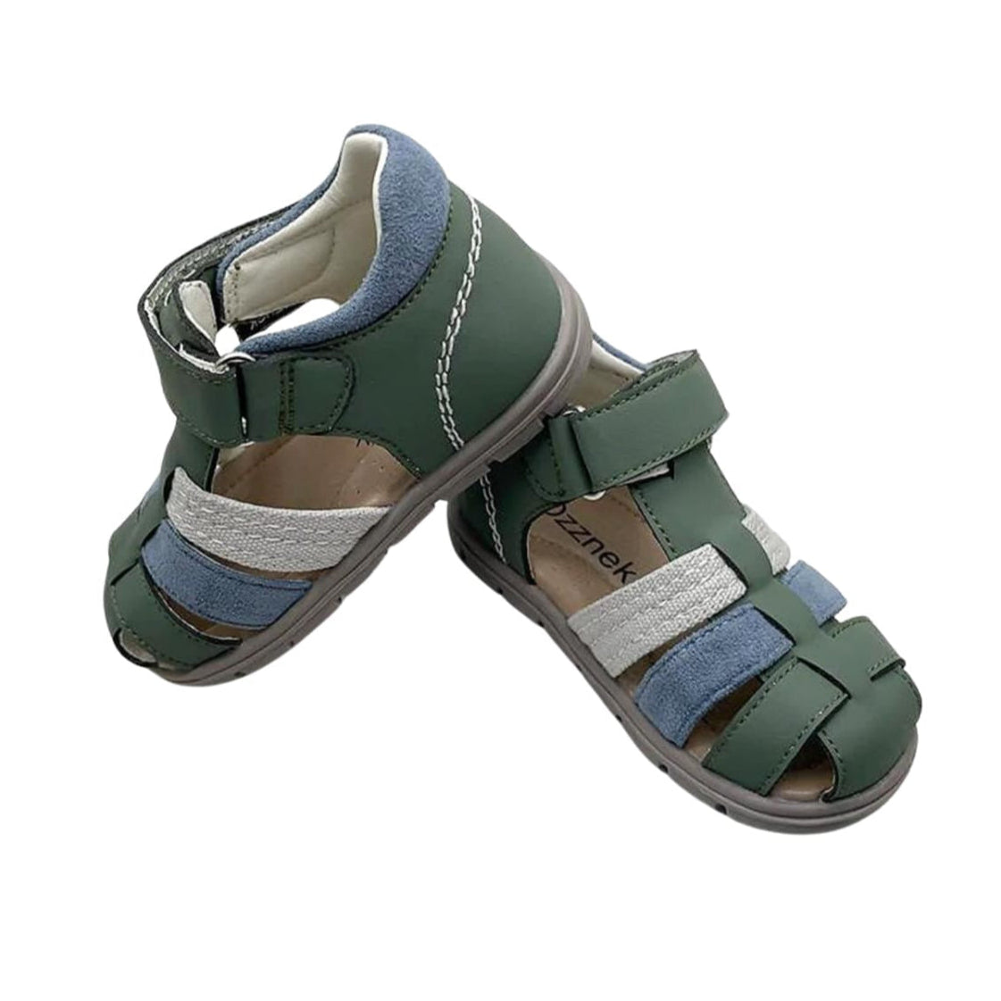 Ozznek Shoes Clover Green Toddler Sandals – Comfortable and Stylish | Playroom Avenue